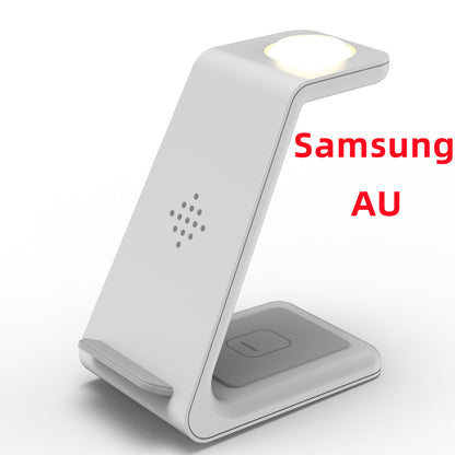 3-in-1 Wireless Charging Station – Fast Charger Dock for Phone, Watch & Earbuds - BrightBay Store
