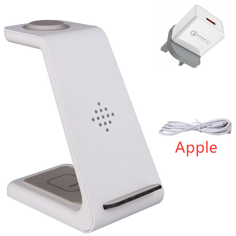 3-in-1 Wireless Charging Station – Fast Charger Dock for Phone, Watch & Earbuds - BrightBay Store