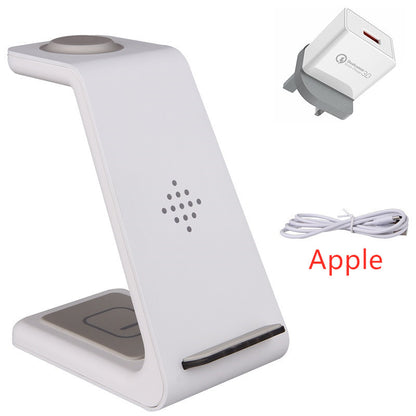 3-in-1 Wireless Charging Station – Fast Charger Dock for Phone, Watch & Earbuds - BrightBay Store
