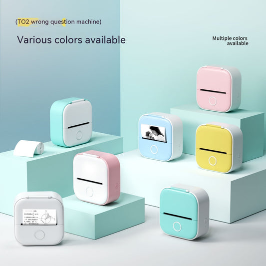 Bluetooth Mini Thermal Printer – Portable Label, Photo & Note Printer for Home & Students - BrightBay Store