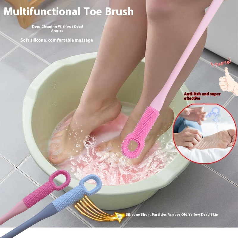 Foot Brush Toe Seam Soft Rubber Exfoliating - BrightBay Store