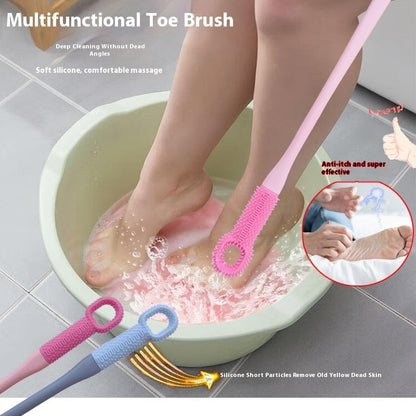Foot Brush Toe Seam Soft Rubber Exfoliating - BrightBay Store