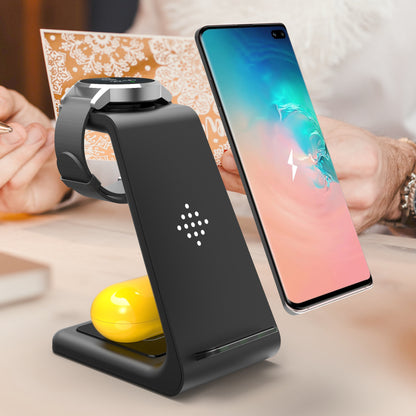 3-in-1 Wireless Charging Station – Fast Charger Dock for Phone, Watch & Earbuds - BrightBay Store