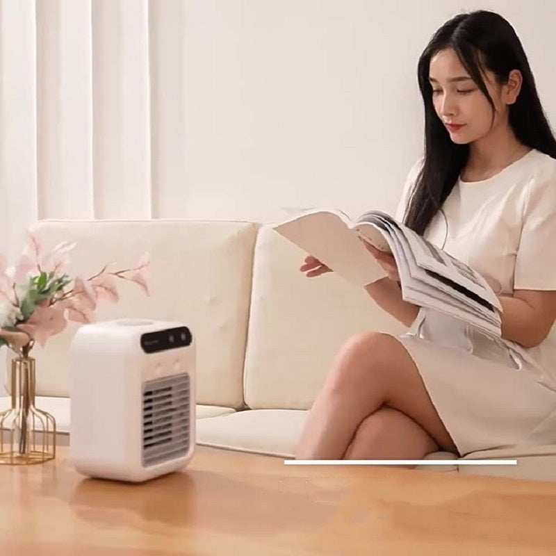 Compact Portable AC Fan – Cool Any Room, Office, or Car - BrightBay Store