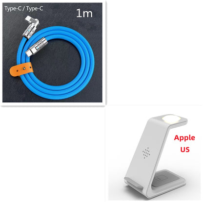 3-in-1 Wireless Charging Station – Fast Charger Dock for Phone, Watch & Earbuds - BrightBay Store