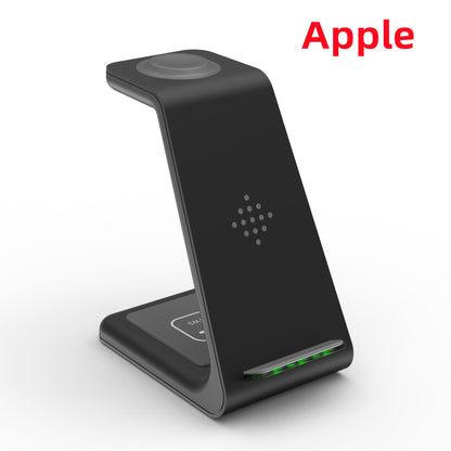 3-in-1 Wireless Charging Station – Fast Charger Dock for Phone, Watch & Earbuds - BrightBay Store