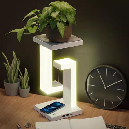 Creative Smartphone Wireless Charging Suspension Table Lamp - BrightBay Store