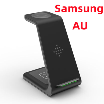 3-in-1 Wireless Charging Station – Fast Charger Dock for Phone, Watch & Earbuds - BrightBay Store