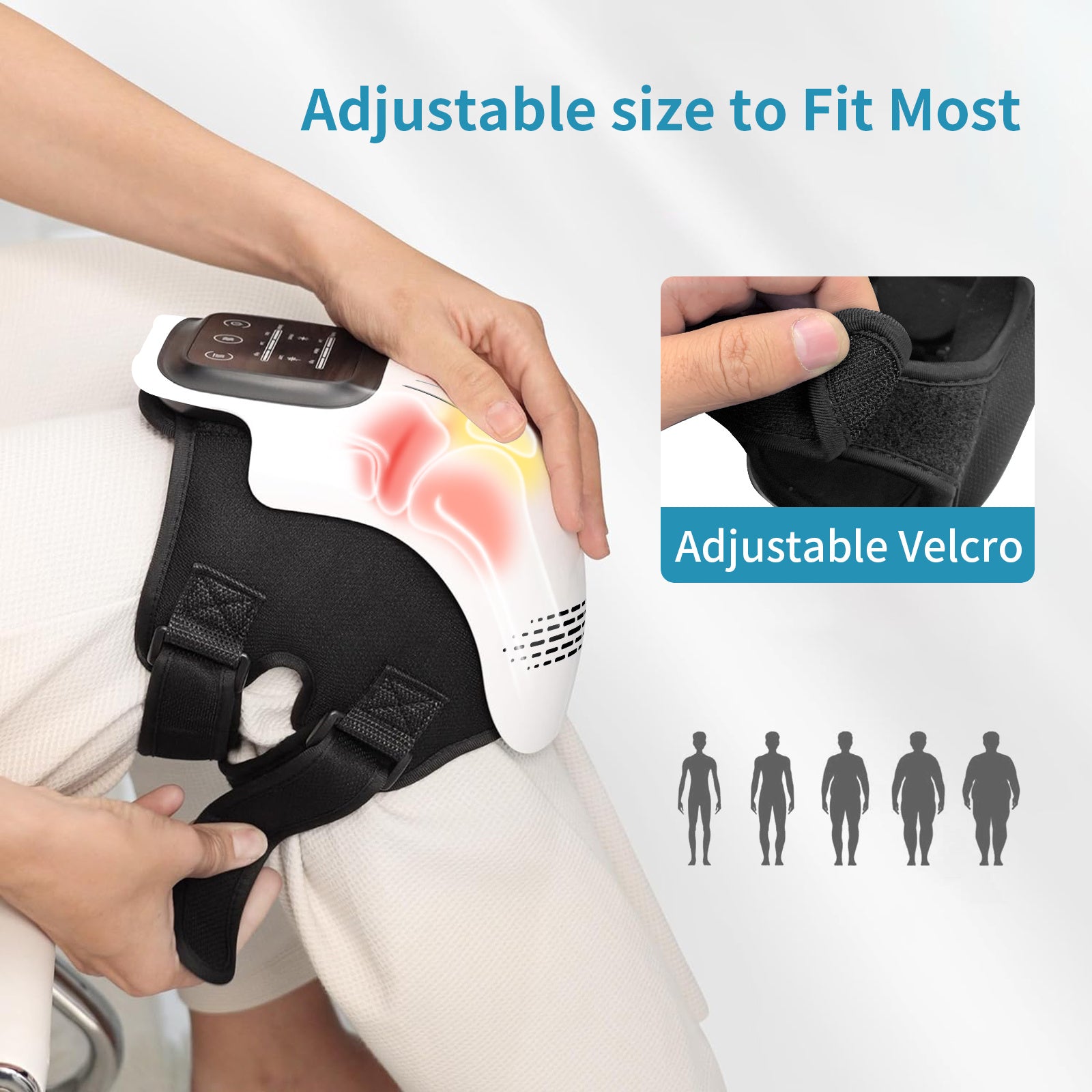 Home Electric Knee Massager – Relief with Heat & Vibration. - BrightBay Store
