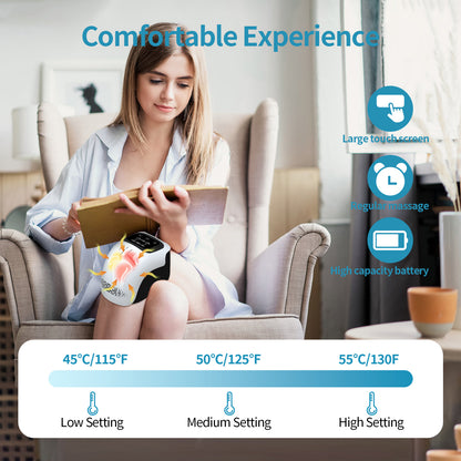 Home Electric Knee Massager – Relief with Heat & Vibration. - BrightBay Store