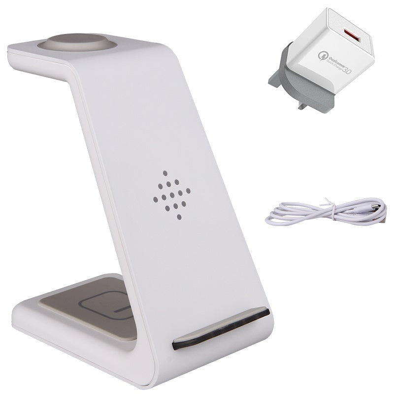 3-in-1 Wireless Charging Station – Fast Charger Dock for Phone, Watch & Earbuds - BrightBay Store
