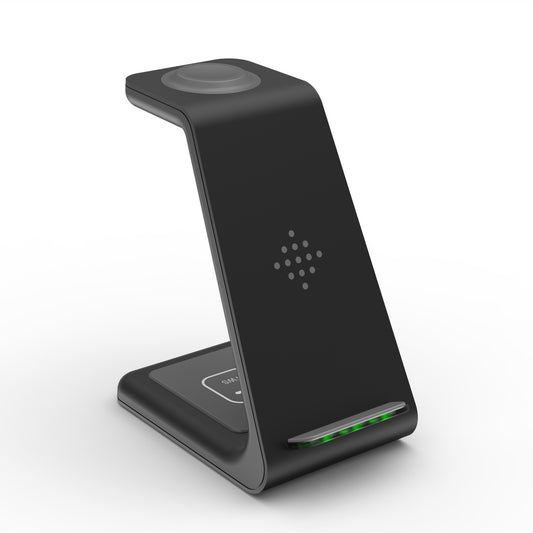 3-in-1 Wireless Charging Station – Fast Charger Dock for Phone, Watch & Earbuds - BrightBay Store