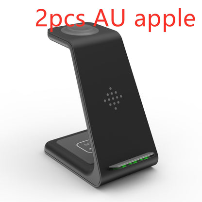 3-in-1 Wireless Charging Station – Fast Charger Dock for Phone, Watch & Earbuds - BrightBay Store