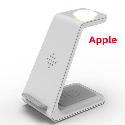 3-in-1 Wireless Charging Station – Fast Charger Dock for Phone, Watch & Earbuds - BrightBay Store