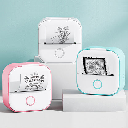 Bluetooth Mini Thermal Printer – Portable Label, Photo & Note Printer for Home & Students - BrightBay Store