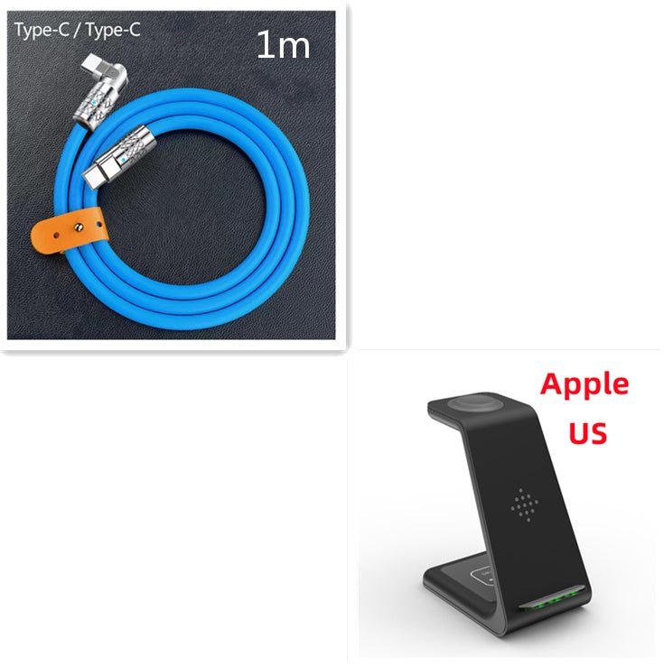 3-in-1 Wireless Charging Station – Fast Charger Dock for Phone, Watch & Earbuds - BrightBay Store