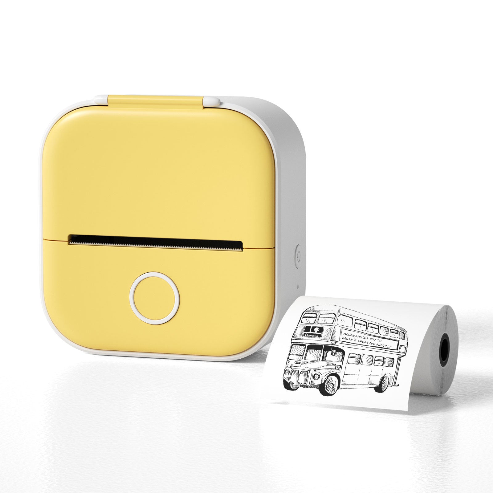Bluetooth Mini Thermal Printer – Portable Label, Photo & Note Printer for Home & Students - BrightBay Store