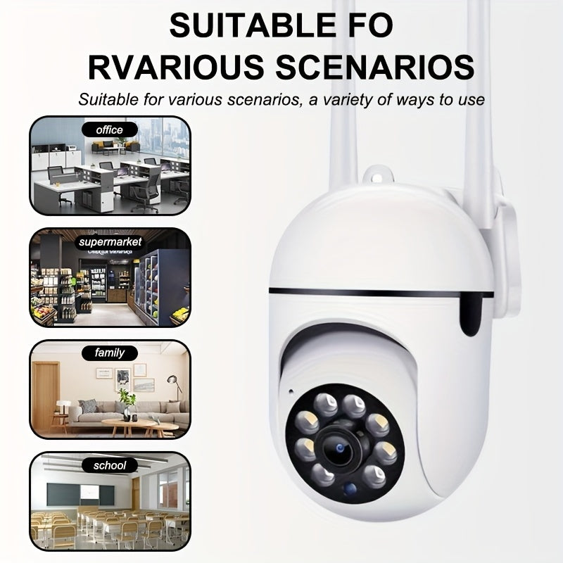 1080P Outdoor Security Camera – 360° Wireless Night Vision with Motion Tracking - BrightBay Store
