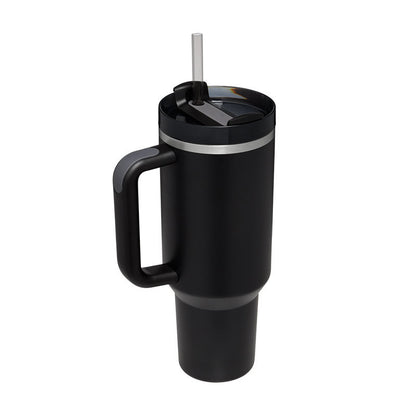40oz Insulated Tumbler with Handle & Straw – Perfect Gift for Travel, Gym & Office. - BrightBay Store