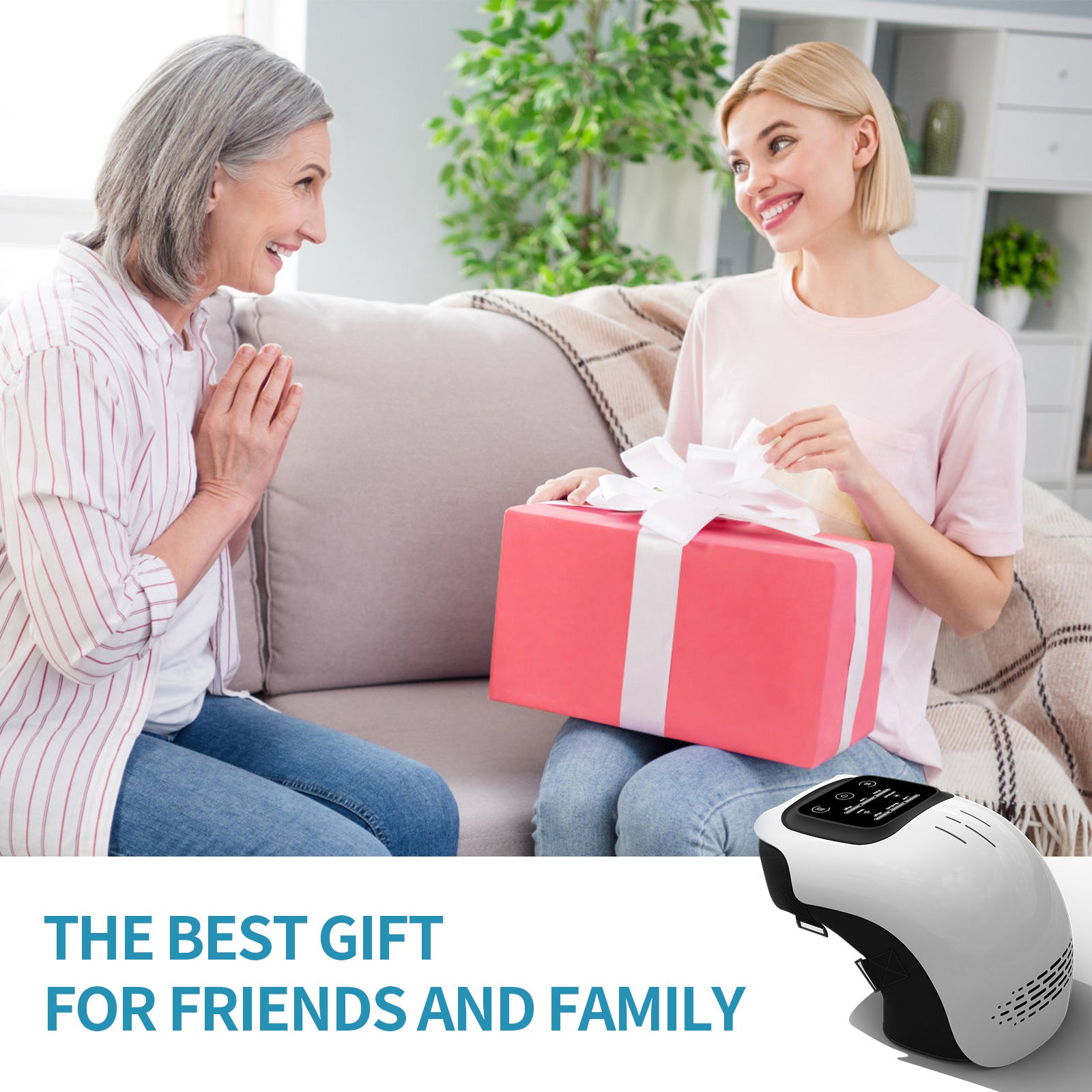 Home Electric Knee Massager – Relief with Heat & Vibration. - BrightBay Store